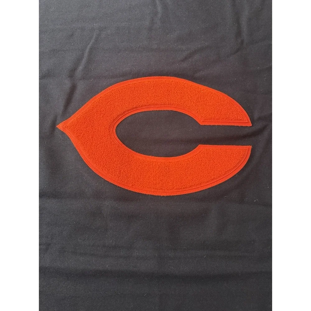 VTG Carroll University Chicago Bears Style Melton Wool‎ Varsity Athletic Blanket
